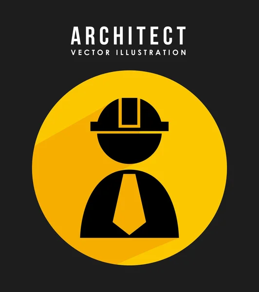 Architecht Entwurf — Stockvektor