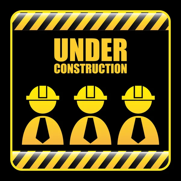 Under construction design — Stock Vector