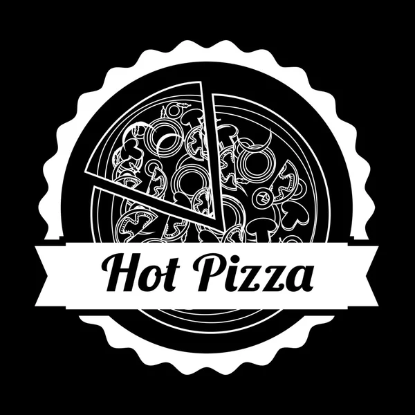 Pizza-Design — Stockvektor