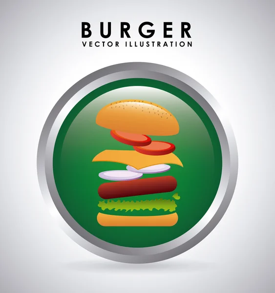 Fast-Food-Design — Stockvektor