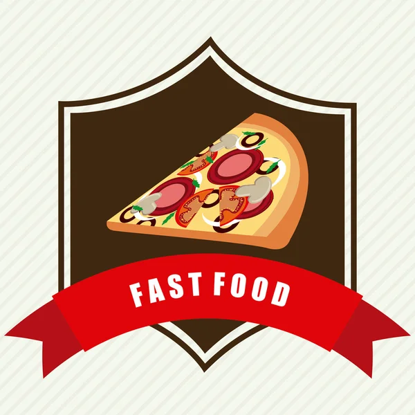 Pizza design — Stock Vector