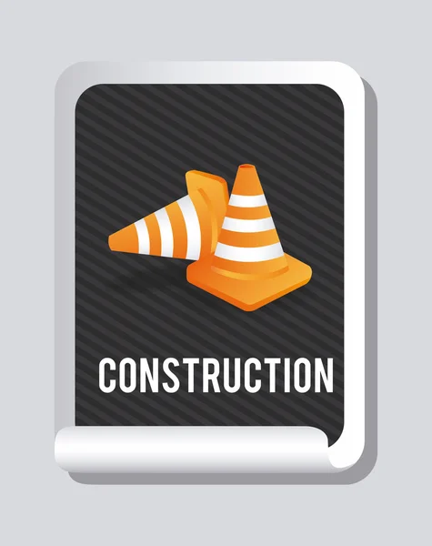 Construction design — Stock Vector