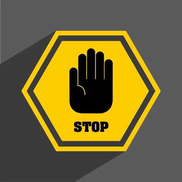 Stoppa design — Stock vektor