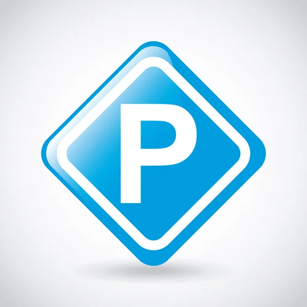 Progettazione parcheggio — Vettoriale Stock