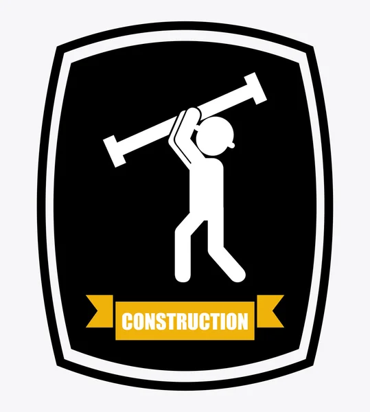 Diseño de construcción — Vector de stock