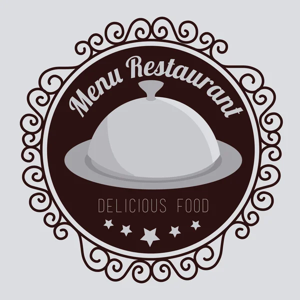 Design de restaurant — Image vectorielle