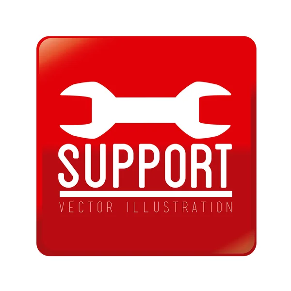 Conception du support technique — Image vectorielle