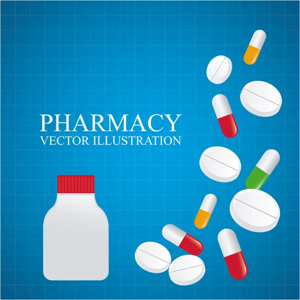 Conception de pharmacie — Image vectorielle