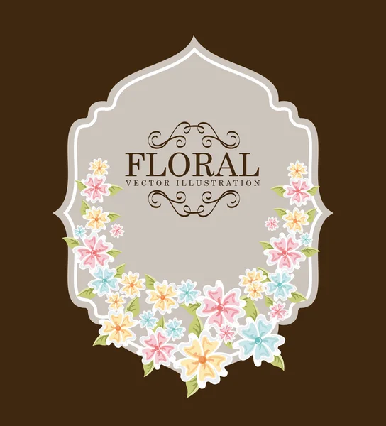 Florales Design — Stockvektor