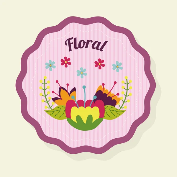 Florales Design — Stockvektor