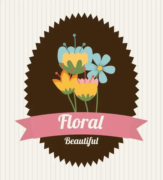 Desenho floral —  Vetores de Stock