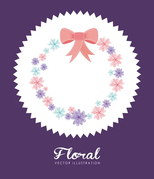 Desenho floral — Vetor de Stock