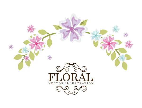 Florales Design — Stockvektor