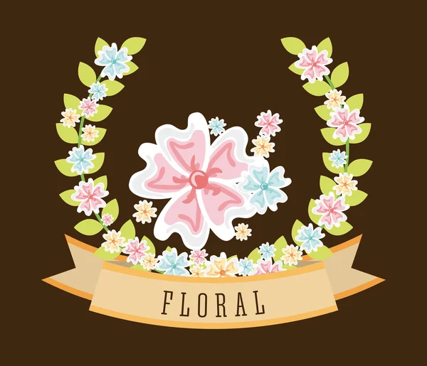 Florales Design — Stockvektor