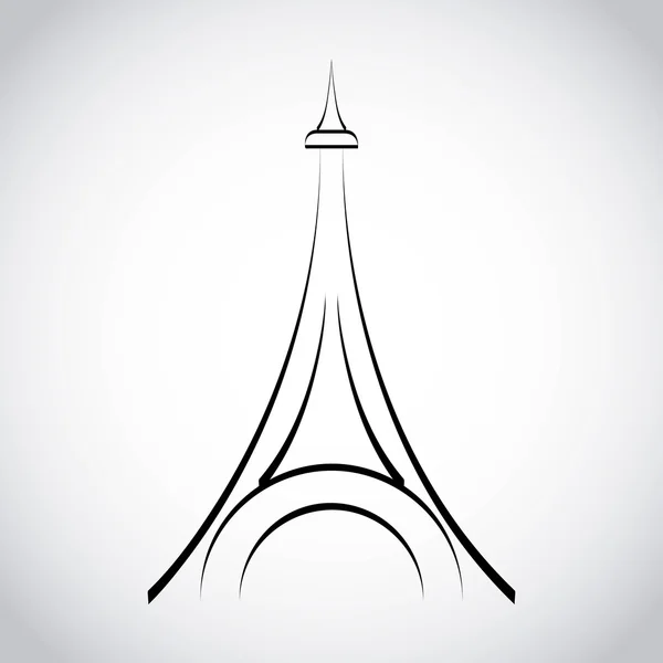 Eiffel tower design — Stock Vector