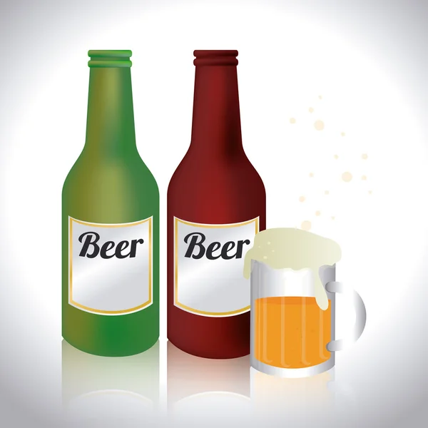 Diseño de bebidas — Vector de stock