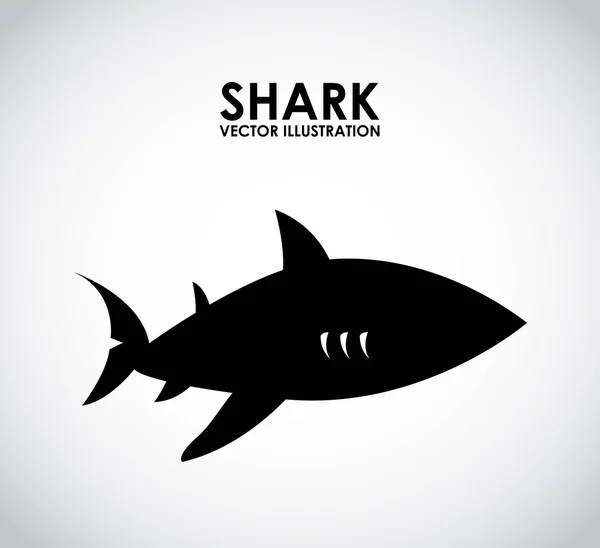 Projekt rekina — Wektor stockowy
