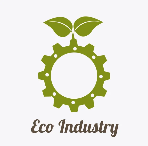Eco design průmyslu — Stockový vektor