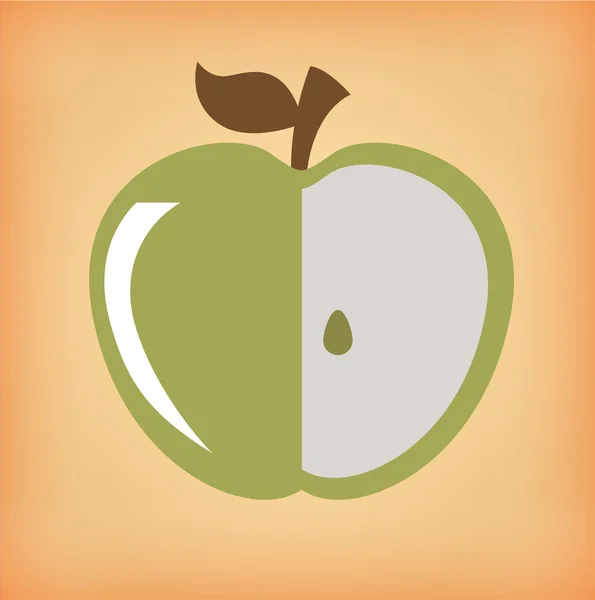 Diseño de Apple — Vector de stock