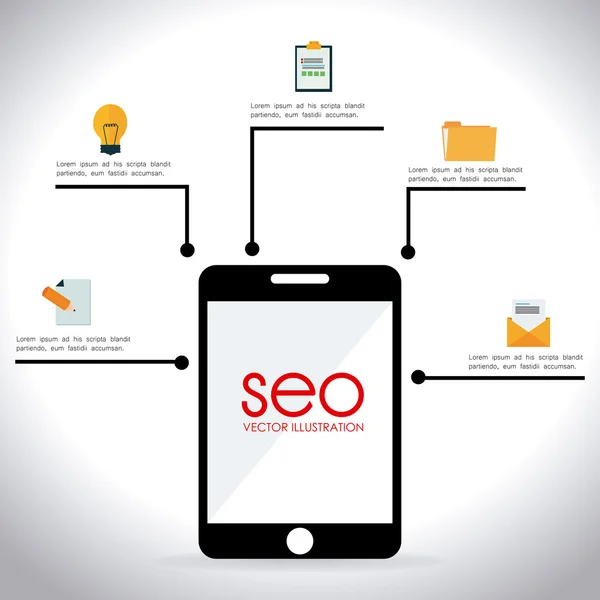 Conception SEO — Image vectorielle