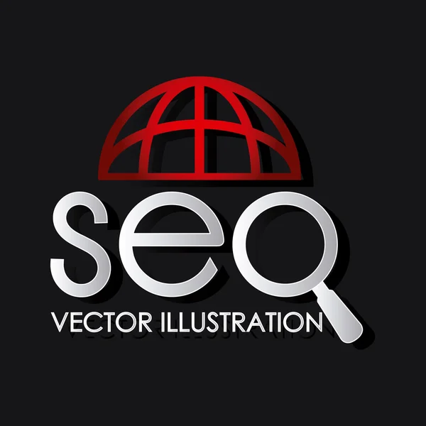 SEO design — Vettoriale Stock