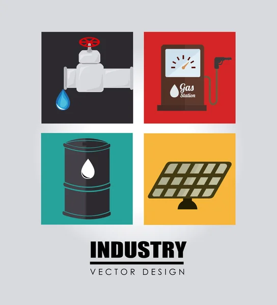 Industry design — Stock Vector