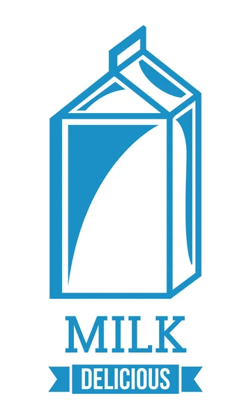 Design del latte — Vettoriale Stock