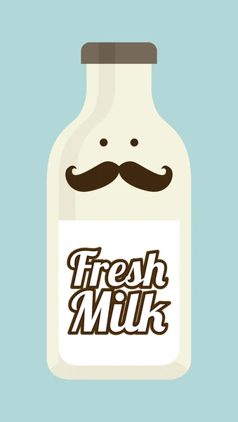 Diseño de leche — Vector de stock