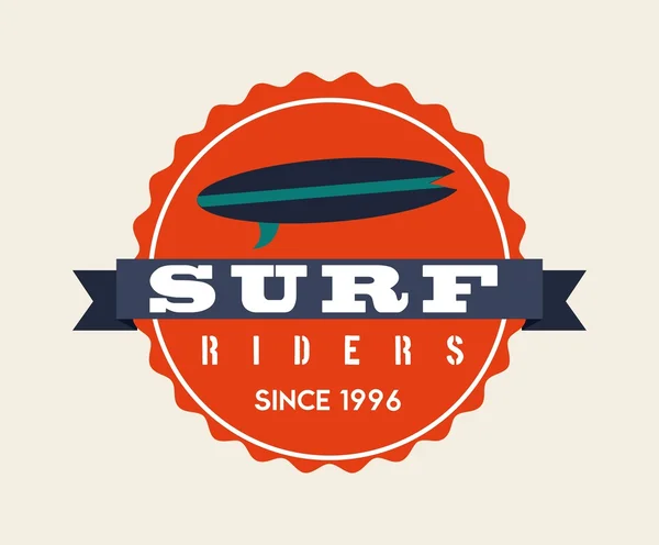 Diseño de Surf — Vector de stock