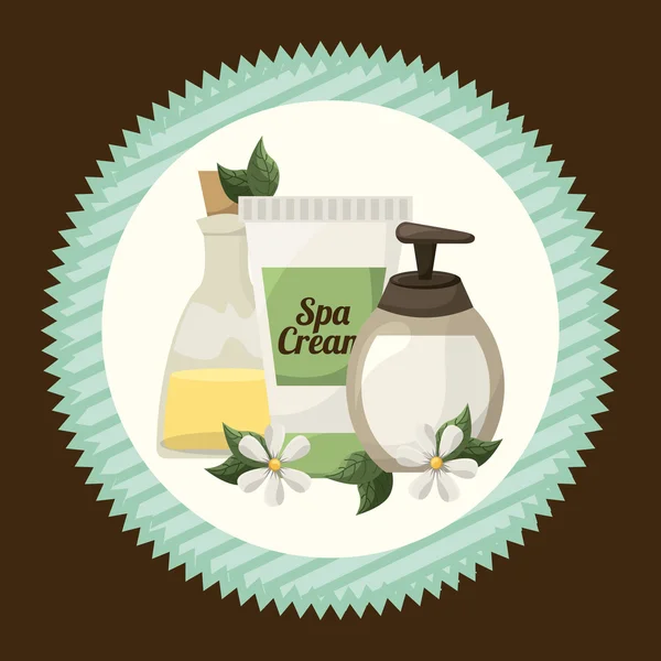 Diseño de spa — Vector de stock