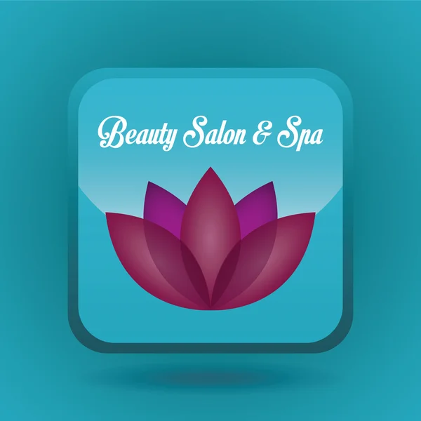 Diseño de spa — Vector de stock