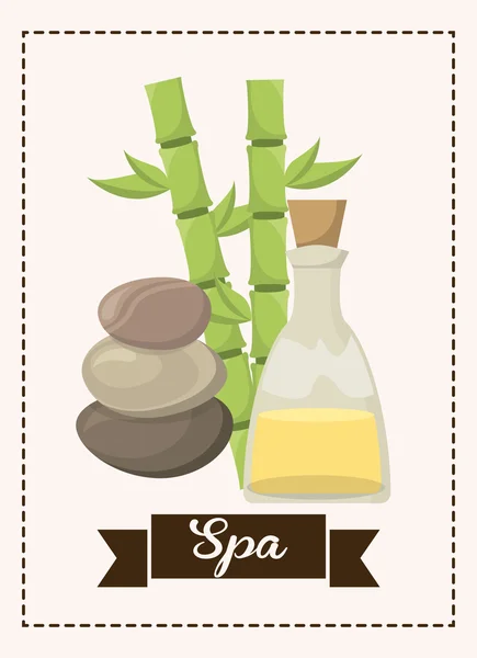 Diseño de spa — Vector de stock