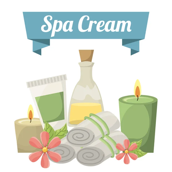 Diseño de spa — Vector de stock