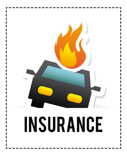 Insurance design — Stock Vector