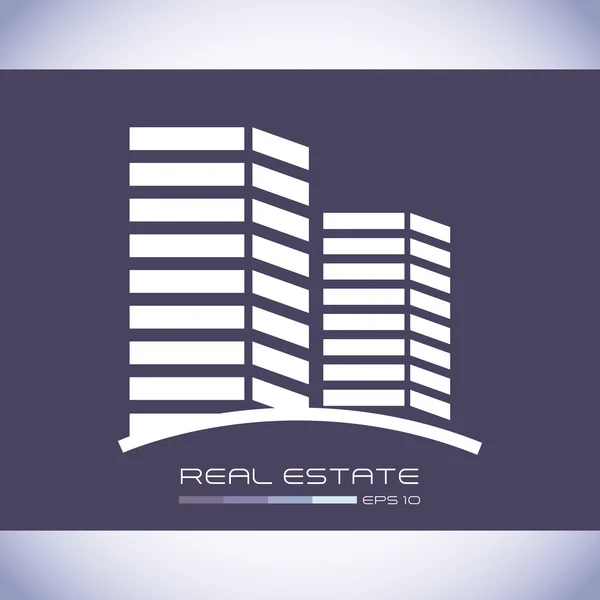 Real estate design — Stock Vector