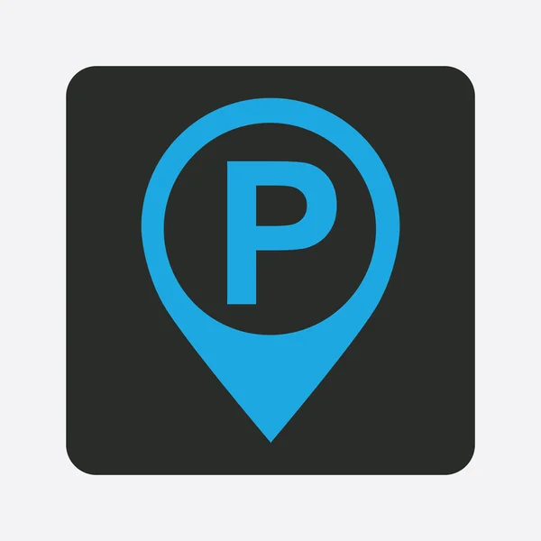 Parkplatzgestaltung — Stockvektor