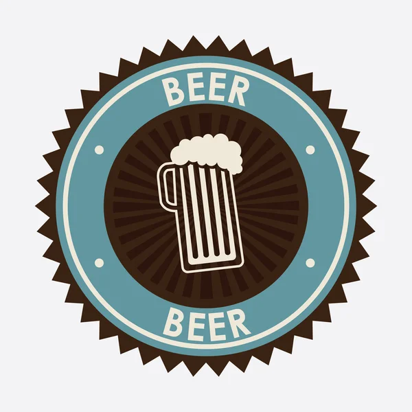 Conception de bière — Image vectorielle