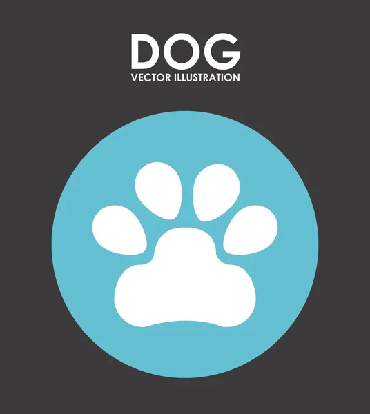 Tervező kutya — Stock Vector