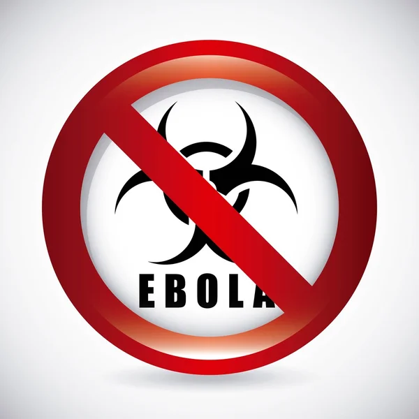 Ebola-Design — Stockvektor