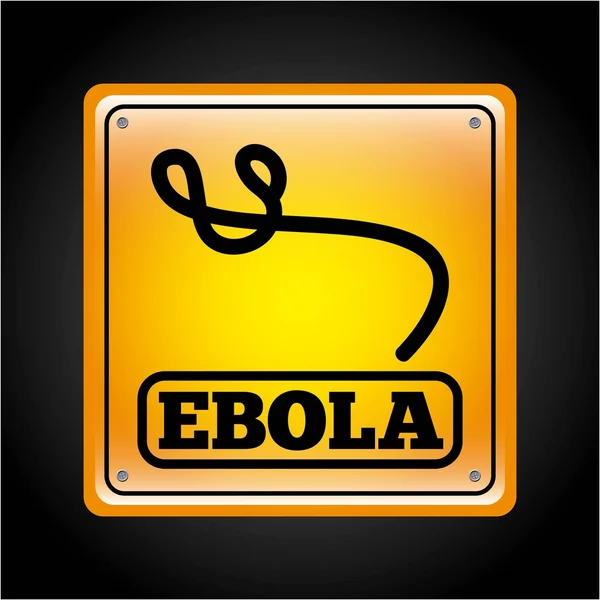 Ebola tasarım — Stok Vektör