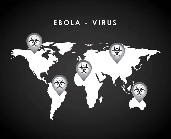 Ebola projekt — Wektor stockowy