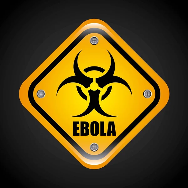 エボラ出血熱設計 — ストックベクタ