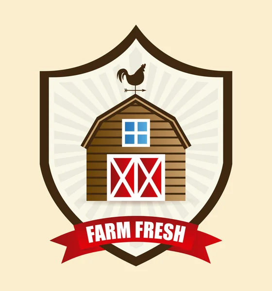 Bauernhof frisch — Stockvektor