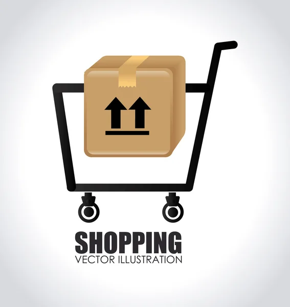 Diseño de compras — Vector de stock