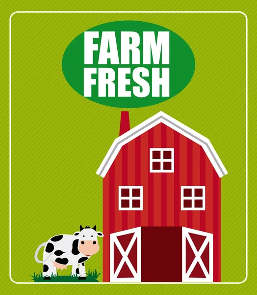 Farm fresh design — Stock Vector