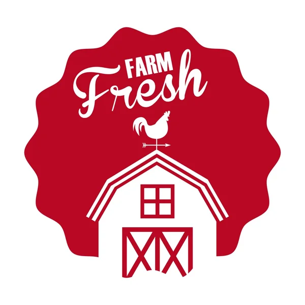 Ferme design frais — Image vectorielle