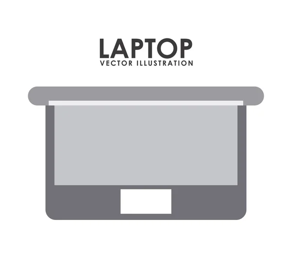 Design de laptop — Vetor de Stock