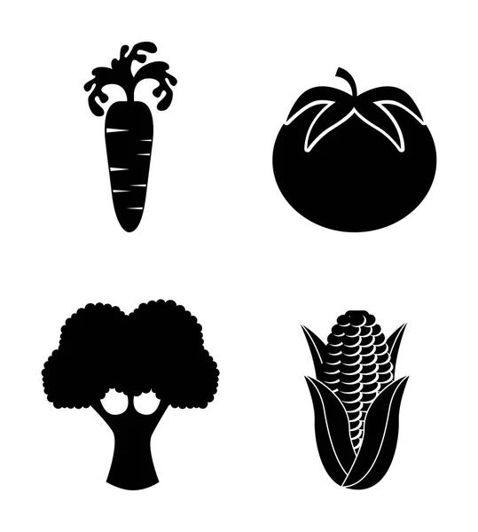 Diseño de alimentos ecológicos — Archivo Imágenes Vectoriales