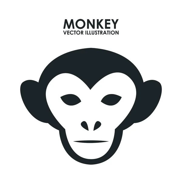 猿デザイン — ストックベクタ