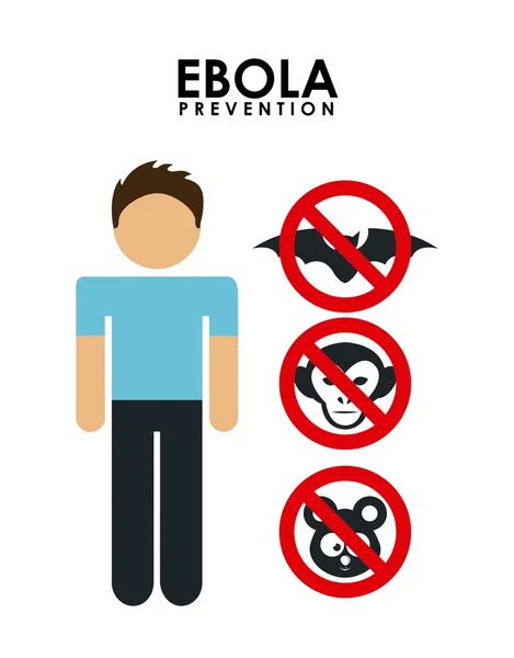 Ebola design — Stock Vector